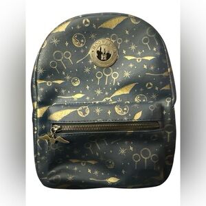 Harry Potter Navy & Gold Quidditch Mini Backpack